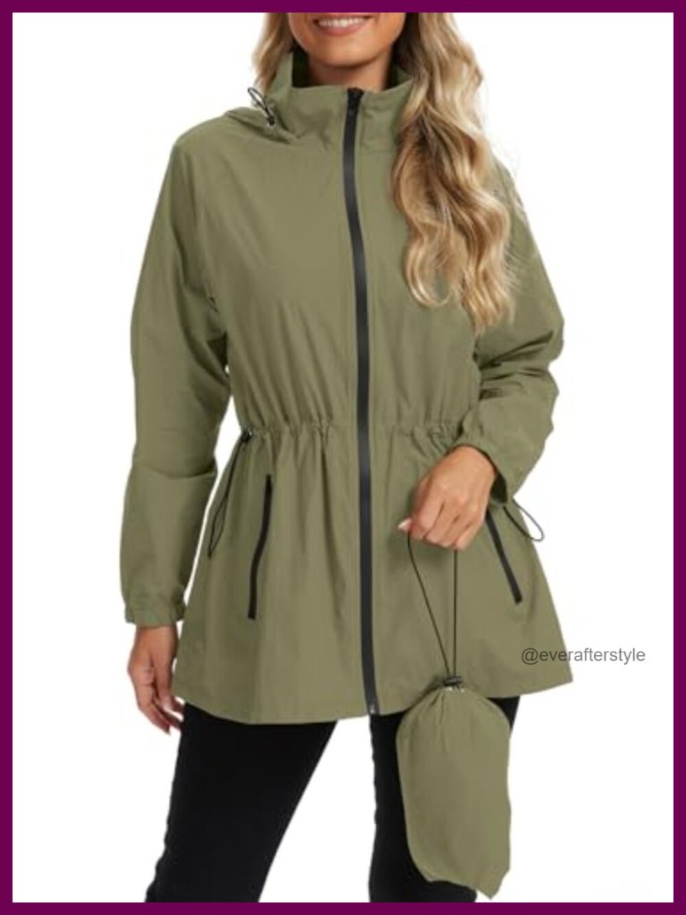 Ultra-Light Packable Waterproof Rain Jacket Windproof Hooded